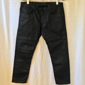 Dior Homme resin coated denim